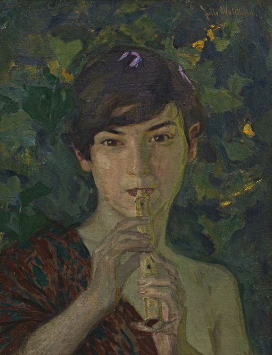 Painting by Julie Wolfthorn, oil on canvas, 46 x 36 cm