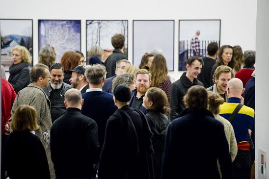 Eröffnung der Ausstellung "Cyrill Lachauer. What do you want here" in der Berlinischen Galerie, 2.11.2017, Foto: Benjamin Pritzkuleit