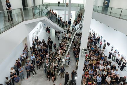 Eröffnung der Ausstellung "Fotografierte Ferne. Fotografen auf Reisen (1880–2015)" in der Berlinischen Galerie, 18.5.2017, Foto: Harry Schnitger Eröffnung der Ausstellung "Fotografierte Ferne. Fotografen auf Reisen (1880–2015)" in der Berlinischen Galerie, 18.5.2017, Foto: Harry Schnitger