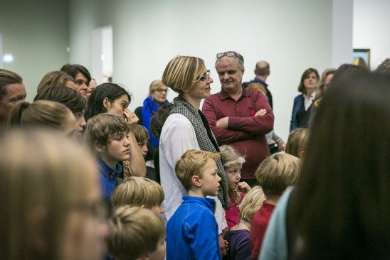 Kindervernissage zur Kunst der Novembergruppe in der Berlinischen Galerie, 11.11.2018, © Foto: Pascal Rohé