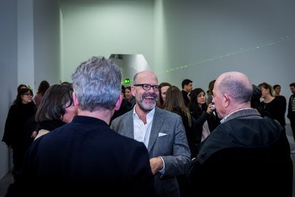 Eröffnung der Ausstellung "Carsten Nicolai. Tele" in der Berlinischen Galerie, 22.3.2018, Foto: Harry Schnitger Eröffnung der Ausstellung "Carsten Nicolai. Tele" in der Berlinischen Galerie, 22.3.2018, Foto: Harry Schnitger