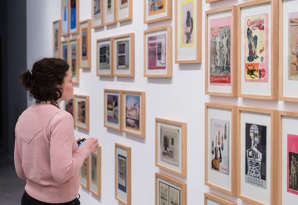 Eröffnung der Ausstellung "Eduardo Paolozzi. Lots of Pictures, Lots of Fun" in der Berlinischen Galerie, 8.2.2018, Foto: Harry Schnitger Eröffnung der Ausstellung "Eduardo Paolozzi. Lots of Pictures, Lots of Fun" in der Berlinischen Galerie, 8.2.2018, Foto: Harry Schnitger