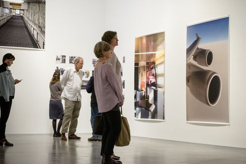 Preview zur Ausstellung "Die fotografierte Ferne. Fotografen auf Reisen (1880–2015)", 17.5.2017, Foto: Hannes Wiedemann