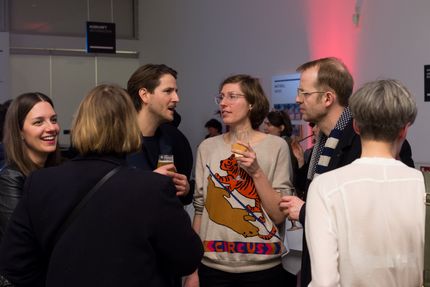 Eröffnung der Ausstellung "Carsten Nicolai. Tele" in der Berlinischen Galerie, 22.3.2018, Foto: Harry Schnitger Eröffnung der Ausstellung "Carsten Nicolai. Tele" in der Berlinischen Galerie, 22.3.2018, Foto: Harry Schnitger