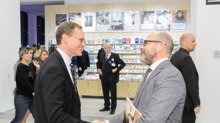 Eröffnungen und Verleihungen der Hannah-Höch-Preise 2016 an Cornelia Schleime und Tatjana Doll, 24.11.2016, Foto: Harry Schnitger