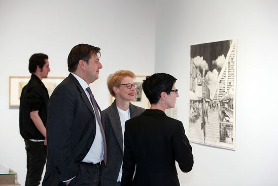 Wiederöffnung der Berlinischen Galerie, 8.5.2015, Foto: Amin Akhtar