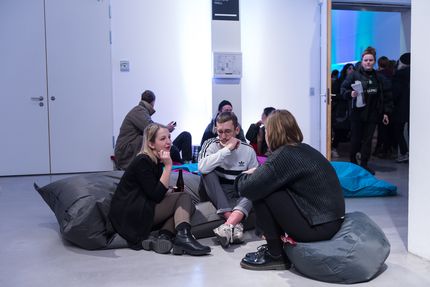 Eröffnung der Ausstellung "Eduardo Paolozzi. Lots of Pictures, Lots of Fun" in der Berlinischen Galerie, 8.2.2018, Foto: Harry Schnitger Eröffnung der Ausstellung "Eduardo Paolozzi. Lots of Pictures, Lots of Fun" in der Berlinischen Galerie, 8.2.2018, Foto: Harry Schnitger
