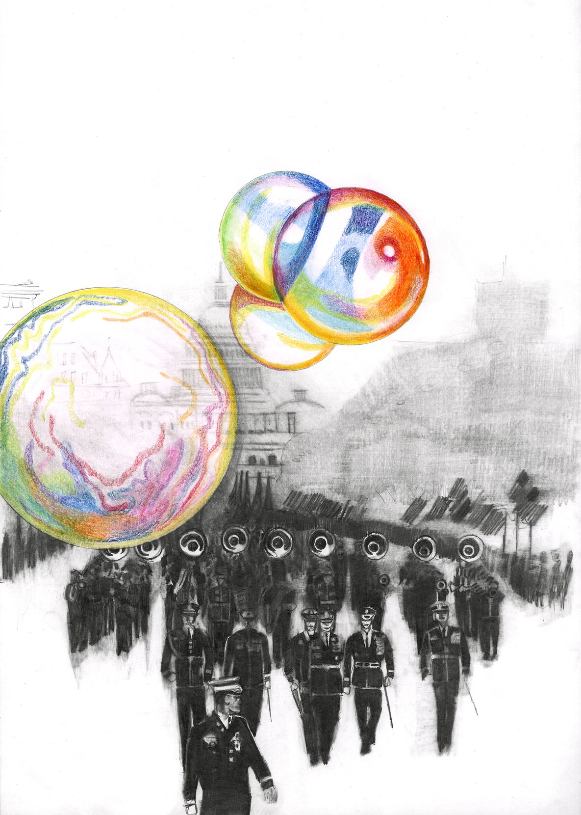 Marc Bauer, The Blow-Up Regime, Parade, 2020 Marc Bauer, The Blow-Up Regime, Parade, 2020
