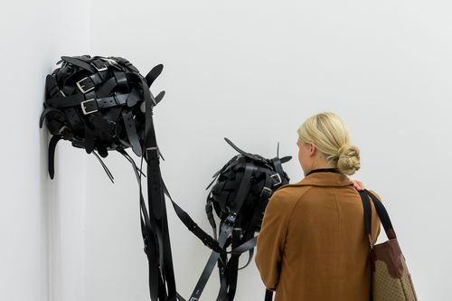 Eröffnung der Ausstellung "Monica Bonvicini. 3612,54 m³ vs 0,05 m³" in der Berlinischen Galerie, 15.9.2017, Foto: Harry Schnitger