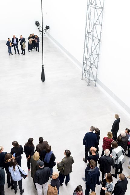 Eröffnung der Ausstellung "Monica Bonvicini. 3612,54 m³ vs 0,05 m³" in der Berlinischen Galerie, 15.9.2017, Foto: Harry Schnitger Eröffnung der Ausstellung "Monica Bonvicini. 3612,54 m³ vs 0,05 m³" in der Berlinischen Galerie, 15.9.2017, Foto: Harry Schnitger