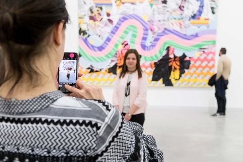 Eröffnung der Ausstellung von Christine Streuli, Fred-Thieler-Preisträgerin 2017, 17.3.2017, Foto: Harry Schnitger Eröffnung der Ausstellung von Christine Streuli, Fred-Thieler-Preisträgerin 2017, 17.3.2017, Foto: Harry Schnitger