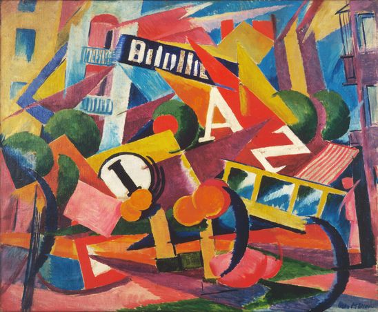 Otto Möller, Straßenlärm, 1920