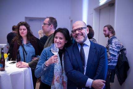 Eröffnung der Ausstellung "Eduardo Paolozzi. Lots of Pictures, Lots of Fun" in der Berlinischen Galerie, 8.2.2018, Foto: Harry Schnitger Eröffnung der Ausstellung "Eduardo Paolozzi. Lots of Pictures, Lots of Fun" in der Berlinischen Galerie, 8.2.2018, Foto: Harry Schnitger