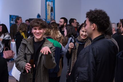Eröffnung der Ausstellung "Eduardo Paolozzi. Lots of Pictures, Lots of Fun" in der Berlinischen Galerie, 8.2.2018, Foto: Harry Schnitger Eröffnung der Ausstellung "Eduardo Paolozzi. Lots of Pictures, Lots of Fun" in der Berlinischen Galerie, 8.2.2018, Foto: Harry Schnitger