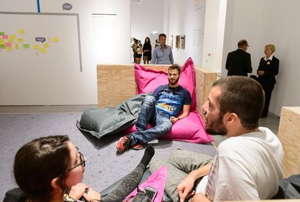 Eröffnung der Ausstellung "Andreas Greiner. Agentur des Exponenten", GASAG Kunstpreis 2016 in der Berlinischen Galerie, 14.9.2016, Foto: Harry Schnitger Eröffnung der Ausstellung "Andreas Greiner. Agentur des Exponenten", GASAG Kunstpreis 2016 in der Berlinischen Galerie, 14.9.2016, Foto: Harry Schnitger