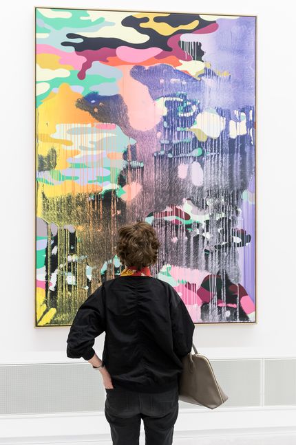 Eröffnung der Ausstellung von Christine Streuli, Fred-Thieler-Preisträgerin 2017, 17.3.2017, Foto: Harry Schnitger Eröffnung der Ausstellung von Christine Streuli, Fred-Thieler-Preisträgerin 2017, 17.3.2017, Foto: Harry Schnitger