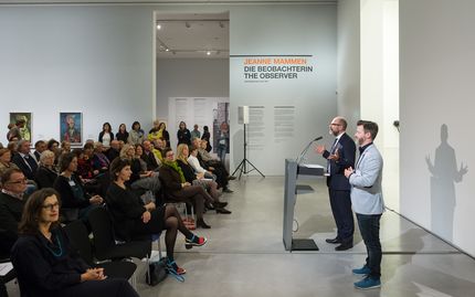 Eröffnung der Ausstellung "Jeanne Mammen. Die Beobachterin" in der Berlinischen Galerie, 5.10.2017, Foto: Harry Schnitger Eröffnung der Ausstellung "Jeanne Mammen. Die Beobachterin" in der Berlinischen Galerie, 5.10.2017, Foto: Harry Schnitger