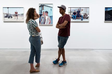 Eröffnung der Ausstellung "Fotografierte Ferne. Fotografen auf Reisen (1880–2015)" in der Berlinischen Galerie, 18.5.2017, Foto: Harry Schnitger Eröffnung der Ausstellung "Fotografierte Ferne. Fotografen auf Reisen (1880–2015)" in der Berlinischen Galerie, 18.5.2017, Foto: Harry Schnitger