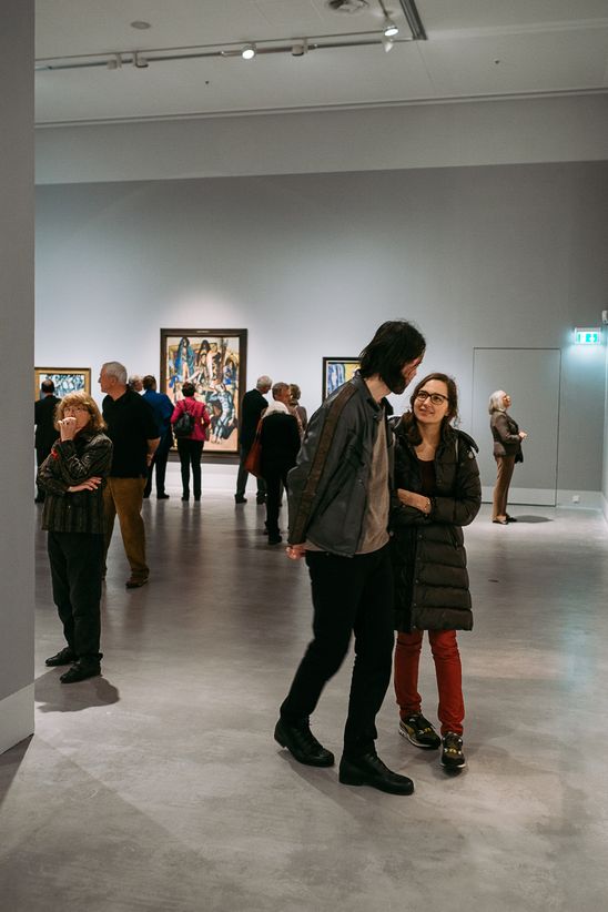 Preview des Fördervereins zur Ausstellung "Max Beckmann und Berlin", 18.11.2015, Foto: Hannes Wiedemann