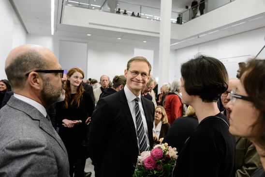 Eröffnungen und Verleihungen der Hannah-Höch-Preise 2016 an Cornelia Schleime und Tatjana Doll, 24.11.2016, Foto: Harry Schnitger