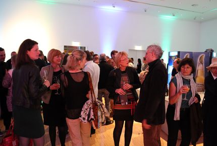 Eröffnung der Ausstellung "Katja Strunz. Drehmoment (Viel Zeit, wenig Raum). Vattenfall Contemporary 2013" in der Berlinischen Galerie, 25.4.2013, Foto: Jirka Jansch Eröffnung der Ausstellung "Katja Strunz. Drehmoment (Viel Zeit, wenig Raum). Vattenfall Contemporary 2013" in der Berlinischen Galerie, 25.4.2013, Foto: Jirka Jansch