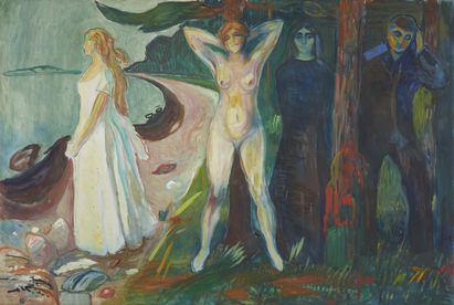 Edvard Munch, Die Frau, 1925, Foto: © MUNCH, Oslo / Ove Kvavik Edvard Munch, Die Frau, 1925, Foto: © MUNCH, Oslo / Ove Kvavik