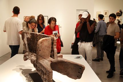 Eröffnung der Ausstellung "Dada Afrika. Dialog mit dem Fremden" in der Berlinischen Galerie, 4.8.2016, Foto: Amin Akhtar Eröffnung der Ausstellung "Dada Afrika. Dialog mit dem Fremden" in der Berlinischen Galerie, 4.8.2016, Foto: Amin Akhtar