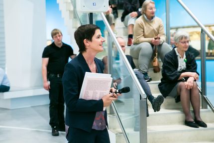 Eröffnung der Ausstellung "realities:united. Fazit" in der Berlinischen Galerie, 26.4.2019, Foto: Dovilė Aleksaitė Eröffnung der Ausstellung "realities:united. Fazit" in der Berlinischen Galerie, 26.4.2019, Foto: Dovilė Aleksaitė