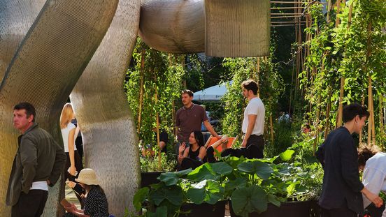 Artistic garden installation "Light and & Shadow", atelier le balto, 2025