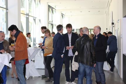 Eröffnung der Ausstellung "Ignacio Uriarte. Acht Stunden zählen" in der Berlinischen Galerie, 3.5.2014, Foto: Carolin Wagner Eröffnung der Ausstellung "Ignacio Uriarte. Acht Stunden zählen" in der Berlinischen Galerie, 3.5.2014, Foto: Carolin Wagner
