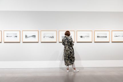 Künstlergespräch mit André Kirchner in der Ausstellung "Stadtrand Berlin" in der Berlinischen Galerie, 5.6.2019, Foto: Harry Schnitger Künstlergespräch mit André Kirchner in der Ausstellung "Stadtrand Berlin" in der Berlinischen Galerie, 5.6.2019, Foto: Harry Schnitger