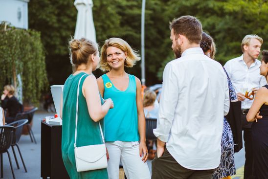 Art After Work zur Ausstellung "Loredana Nemes. Gier Angst Liebe", 5.7.2018, Foto: Oana Popa