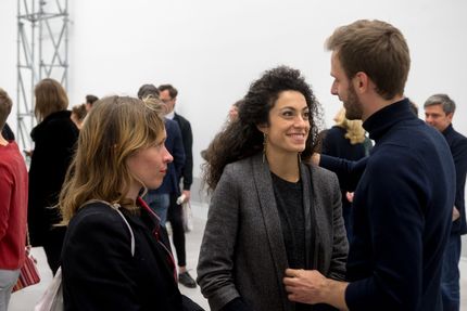 Eröffnung der Ausstellung "Monica Bonvicini. 3612,54 m³ vs 0,05 m³" in der Berlinischen Galerie, 15.9.2017, Foto: Harry Schnitger Eröffnung der Ausstellung "Monica Bonvicini. 3612,54 m³ vs 0,05 m³" in der Berlinischen Galerie, 15.9.2017, Foto: Harry Schnitger