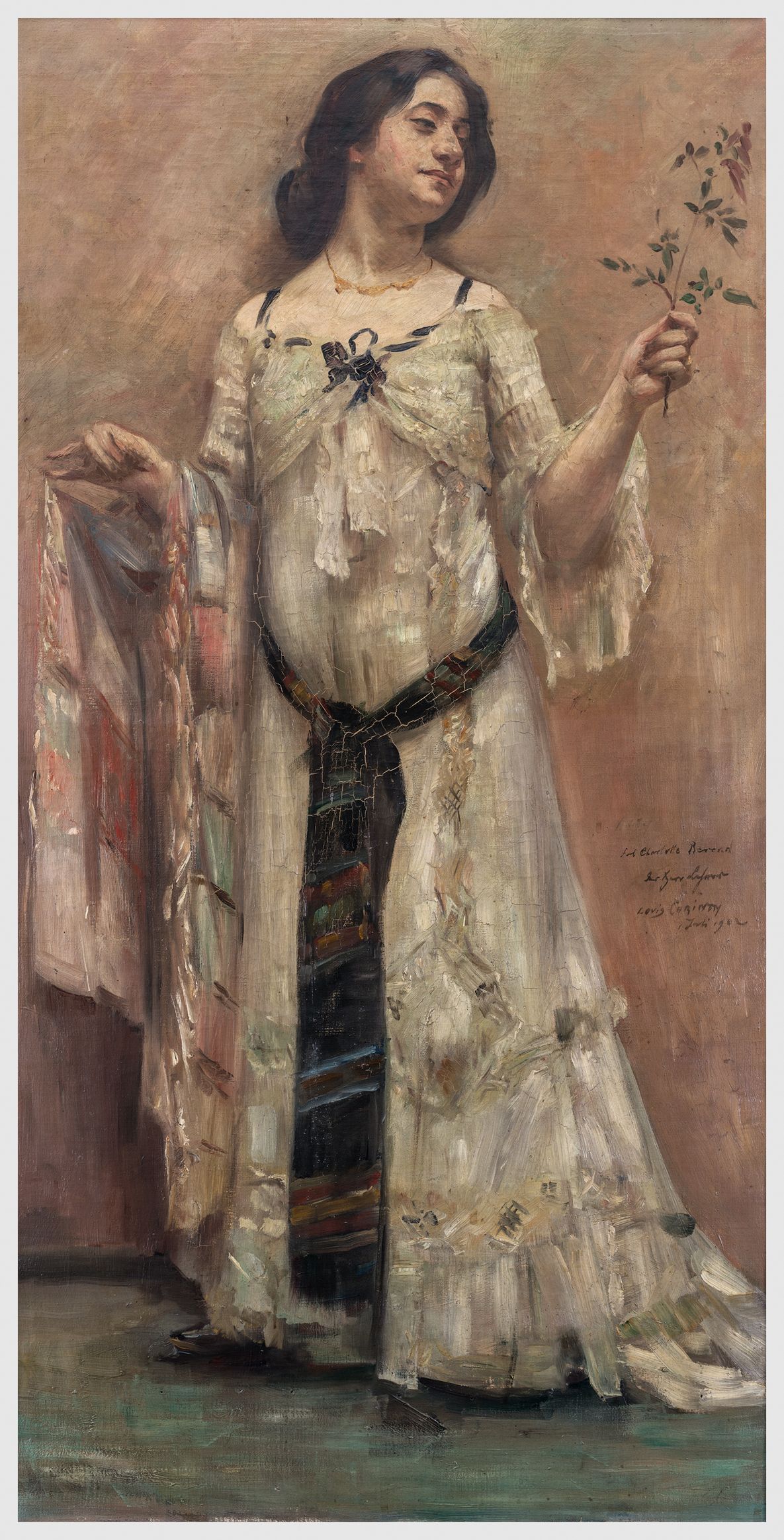 Lovis Corinth, Porträt Charlotte Berend im weißen Kleid, 1902, © Sammlung Stiftung Stadtmuseum Berlin, Repro: Oliver Ziebe, Berlin
