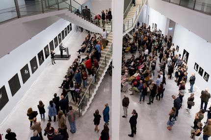 Eröffnung der Ausstellung "Loredana Nemes. Gier Angst Liebe" in der Berlinischen Galerie, 21.6.2018, Foto: Harry Schnitger Eröffnung der Ausstellung "Loredana Nemes. Gier Angst Liebe" in der Berlinischen Galerie, 21.6.2018, Foto: Harry Schnitger