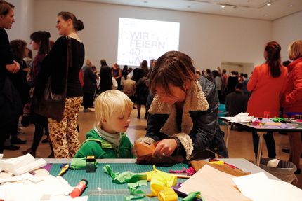 Fest anlässlich des 40-jährigen Jubiläums der Berlinischen Galerie, 27.9.2015, Foto: Nina Straßgütl Fest anlässlich des 40-jährigen Jubiläums der Berlinischen Galerie, 27.9.2015, Foto: Nina Straßgütl