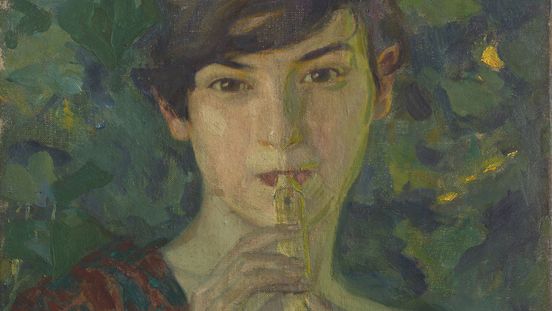 Julie Wolfthorn, Flötenbläser, um 1900, © Urheberrechte am Werk erloschen