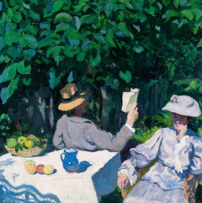 Károly Ferenczy, Sonniger Vormittag, 1905 © Urheberrechte am Werk erloschen, Foto: Museum der Bildenden Künste - Ungarische Nationalgalerie, 2023 Károly Ferenczy, Sonniger Vormittag, 1905 © Urheberrechte am Werk erloschen, Foto: Museum der Bildenden Künste - Ungarische Nationalgalerie, 2023