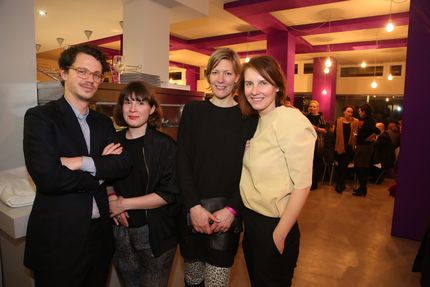 Eröffnung der Ausstellung "Dorothy Iannone. This Sweetness Outside of Time" in der Berlinischen Galerie, 18.2.2014, Foto: Amin Akhtar Eröffnung der Ausstellung "Dorothy Iannone. This Sweetness Outside of Time" in der Berlinischen Galerie, 18.2.2014, Foto: Amin Akhtar