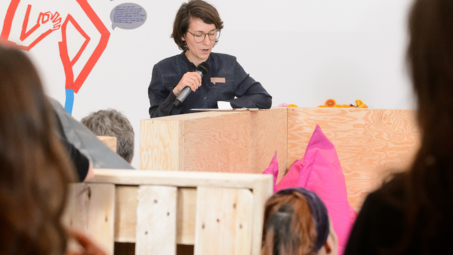 Finissage des Projektraums "Dada ist hier!" in der Berlinischen Galerie, 7.11.2016, Foto: Harry Schnitger