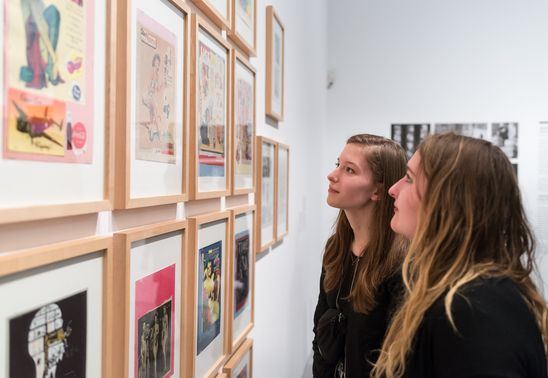 Eröffnung der Ausstellung "Eduardo Paolozzi. Lots of Pictures, Lots of Fun" in der Berlinischen Galerie, 8.2.2018, Foto: Harry Schnitger