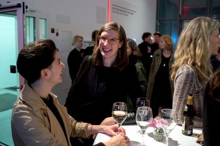 Eröffnung der Ausstellung "Monica Bonvicini. 3612,54 m³ vs 0,05 m³" in der Berlinischen Galerie, 15.9.2017, Foto: Harry Schnitger Eröffnung der Ausstellung "Monica Bonvicini. 3612,54 m³ vs 0,05 m³" in der Berlinischen Galerie, 15.9.2017, Foto: Harry Schnitger