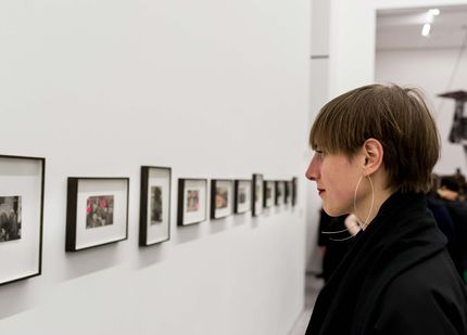 Eröffnung der Ausstellung von Christine Streuli, Fred-Thieler-Preisträgerin 2017, 17.3.2017, Foto: Harry Schnitger Eröffnung der Ausstellung von Christine Streuli, Fred-Thieler-Preisträgerin 2017, 17.3.2017, Foto: Harry Schnitger