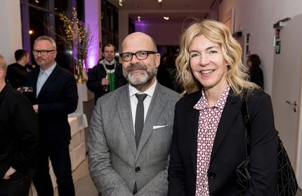 Eröffnung der Ausstellung von Christine Streuli, Fred-Thieler-Preisträgerin 2017, 17.3.2017, Foto: Harry Schnitger Eröffnung der Ausstellung von Christine Streuli, Fred-Thieler-Preisträgerin 2017, 17.3.2017, Foto: Harry Schnitger