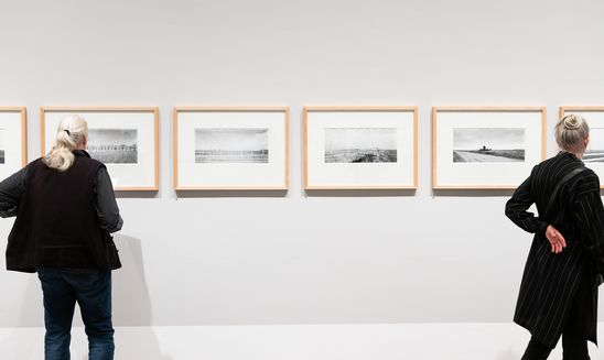 Künstlergespräch mit André Kirchner in der Ausstellung "Stadtrand Berlin" in der Berlinischen Galerie, 5.6.2019, Foto: Harry Schnitger