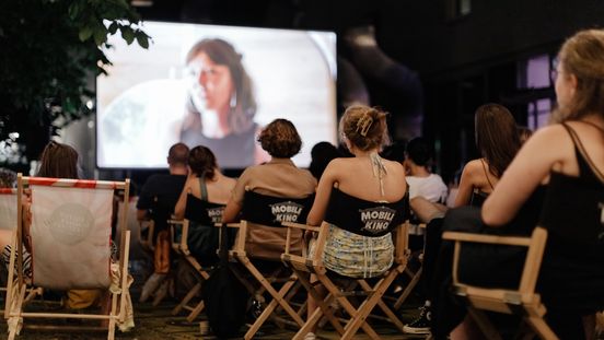 Berlinische Galerie, Open Air Video Art & Artist Talk, © Foto: Pauline Ruther 