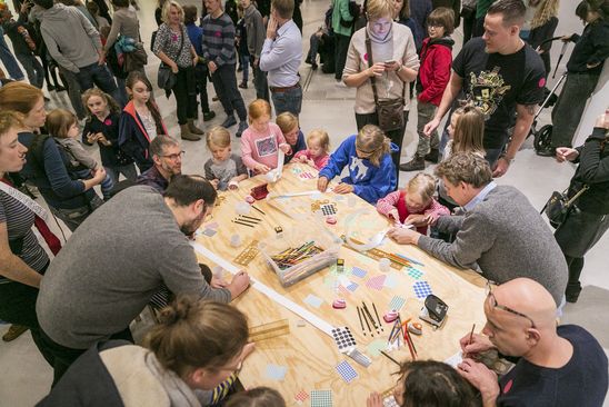 Kindervernissage zur Kunst der Novembergruppe in der Berlinischen Galerie, 11.11.2018, © Foto: Pascal Rohé