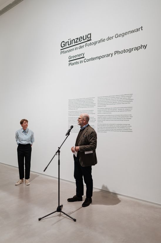 Katia Reich, Head of Photographic Collection and curator of the exhibition, and Dr Thomas Köhler, Director Berlinische Galerie