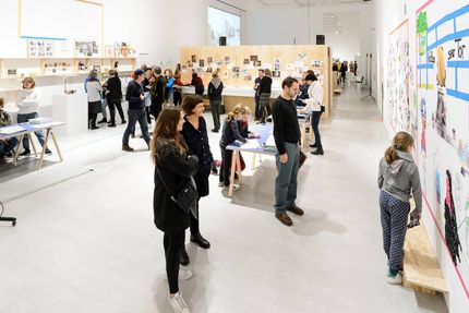 Finissage des Projektraums "Dada ist hier!" in der Berlinischen Galerie, 7.11.2016, Foto: Harry Schnitger Finissage des Projektraums "Dada ist hier!" in der Berlinischen Galerie, 7.11.2016, Foto: Harry Schnitger