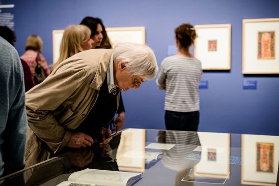 Preview der Ausstellung "Erwin Wurm. Bei Mutti" für Freund*innen der Berlinischen Galerie aus dem Förderverein, 13.4.2016, Foto: Hannes Wiedemann